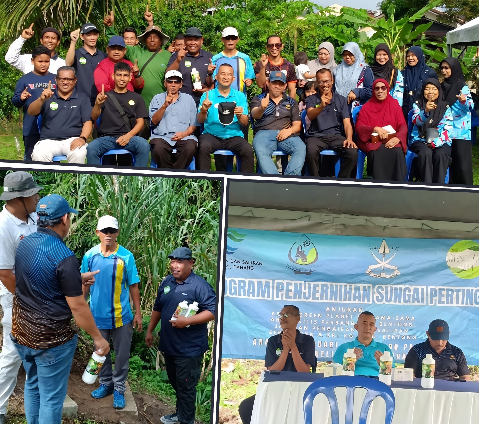 Program penjernihan Sungai Bentong bersama JPS Majlis Perbandaran dan Komuniti Kampung Baru 2
